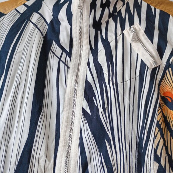 Gianfranco Ferré GF Vintage Women's front Zip Jacket abstract design Size 42 IT - Picture 9 of 13